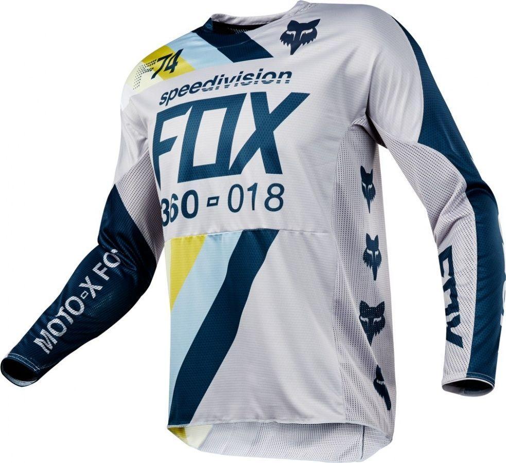 Джерси Fox 360 Draftr Jersey Light Grey