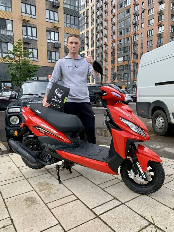 Скутер TMBK SCOOTER ARROW 50cc Red