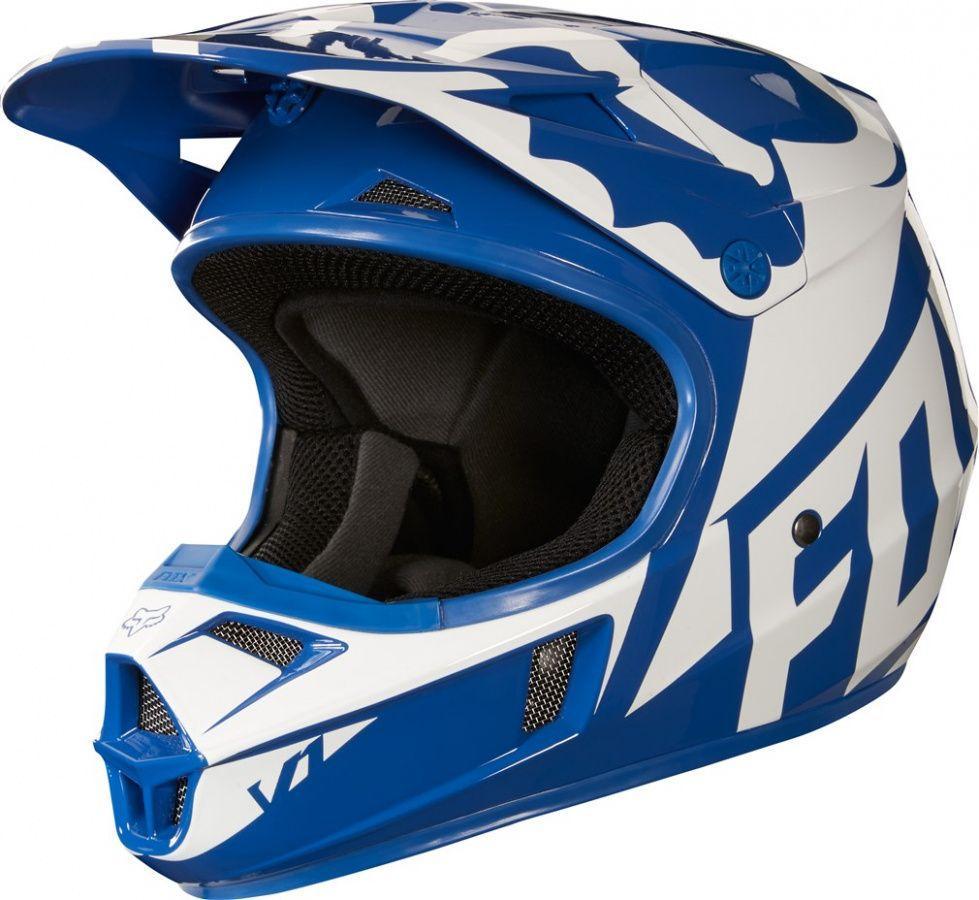 Шлем подростковый Fox V1 Race Youth Helmet Blue